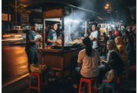 Berburu Hangat di Balik Asap Kuliner Malam